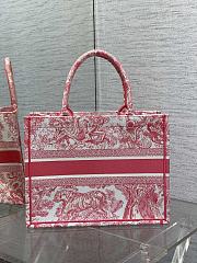 Dior Book Tote Pink Medium Size 36 x 18 x 28 cm - 2