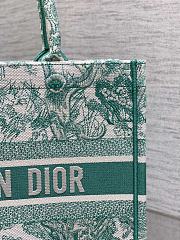 Dior Book Tote Green Medium Size 36 x 18 x 28 cm - 3