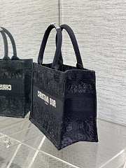 Dior Book Tote Black Small Size 26 x 8 x 22 cm - 3