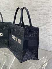 Dior Book Tote Black Medium Size 36 x 18 x 28 cm - 6