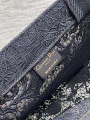 Dior Book Tote Black Medium Size 36 x 18 x 28 cm - 5