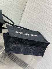 Dior Book Tote Black Medium Size 36 x 18 x 28 cm - 4