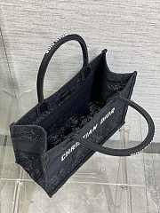 Dior Book Tote Black Medium Size 36 x 18 x 28 cm - 3