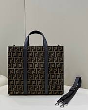 Fendi Brown Fabric Shopping Bag Size 42 x 18 x 36.5 cm - 1