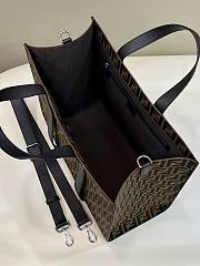 Fendi Brown Fabric Shopping Bag Size 42 x 18 x 36.5 cm - 4