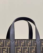 Fendi Brown Fabric Shopping Bag Size 42 x 18 x 36.5 cm - 2