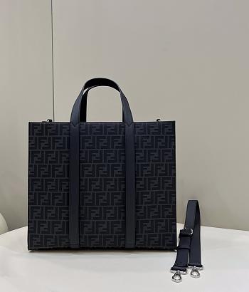 Fendi Black Fabric Shopping Bag Size 42 x 18 x 36.5 cm
