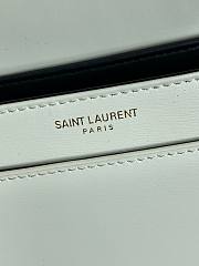 YSL Medium Solferino White Gold Hardware Size 23 x 16 x 6 cm - 4