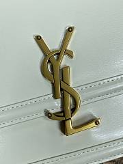 YSL Medium Solferino White Gold Hardware Size 23 x 16 x 6 cm - 2