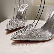 Christian Louboutin Ankle Strap Sandal Silver - 5