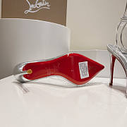 Christian Louboutin Ankle Strap Sandal Silver - 6