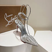 Christian Louboutin Ankle Strap Sandal Silver - 4