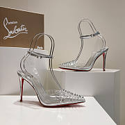 Christian Louboutin Ankle Strap Sandal Silver - 2