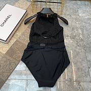 Chanel One-Piece Swimsuit Black - 3