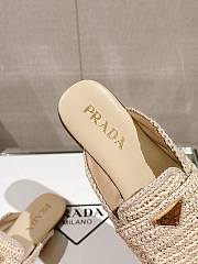 Prada Mules Black/White/Beige  - 4