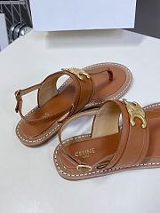 Celine Brown Sandals - 5