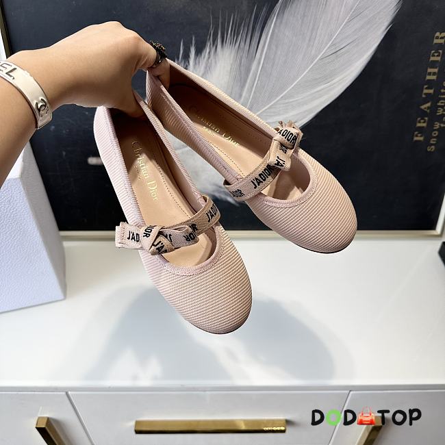 Dior Mary Jane Ballet Pink Shoes - 1