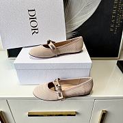 Dior Mary Jane Ballet Pink Shoes - 3