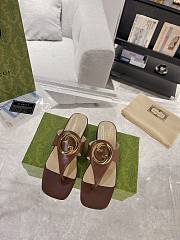 Gucci Blondie Slippers Brown - 1