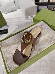 Gucci Blondie Slippers Brown - 6