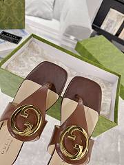 Gucci Blondie Slippers Brown - 3