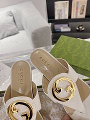 Gucci Blondie Slippers White - 5