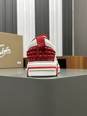 Christian Louboutin Men's Trainers Red/White - 2