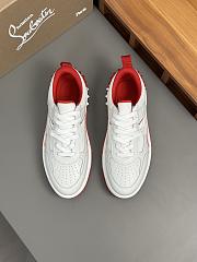 Christian Louboutin Men's Trainers Red/White - 6