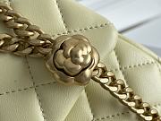 Chanel Flap Bag Lambskin Leather Gold Hardware Size 23.5 cm - 3