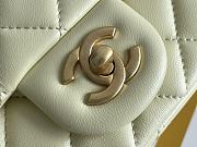 Chanel Flap Bag Lambskin Leather Gold Hardware Size 23.5 cm - 2