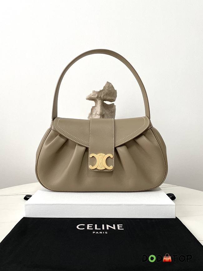 Celine Medium Polly Bag in Supple Calfskin Size 33 × 19 × 9 cm - 1