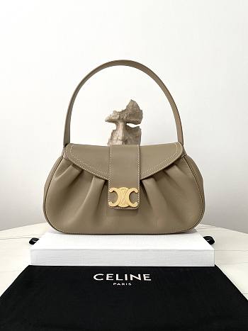 Celine Medium Polly Bag in Supple Calfskin Size 33 × 19 × 9 cm