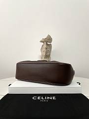 Celine Medium Polly Bag in Supple Calfskin Brown Size 33 × 19 × 9 cm - 2