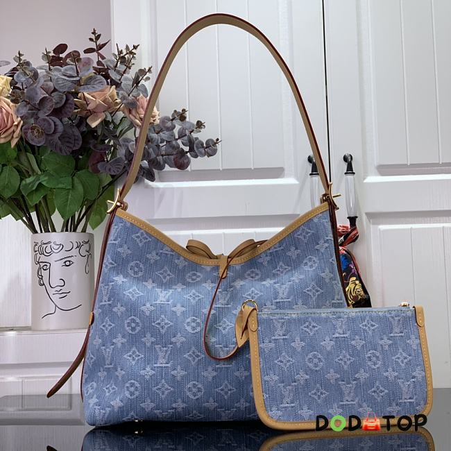 Louis Vuitton Carryall PM M11462 Light Blue Size 29 x 24 x 12 cm - 1