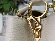 Louis Vuitton Capucines Small Handbag M48865 White Size 27 x 18 x 9 cm - 4