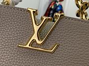 Louis Vuitton Capucines Mini Handbag M48865 Grey Size 21 x 14 x 8 cm - 3