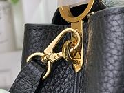 Louis Vuitton Capucines Mini Handbag M48865 Black Size 21 x 14 x 8 cm - 4