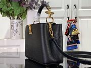 Louis Vuitton Capucines Small Handbag M48865 Black Size 27 x 18 x 9 cm - 5