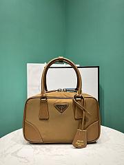 Prada Re-Edition 1978 Small Two-Handle Bag Brown Size 25 x 14.5 x 7.5 cm - 1