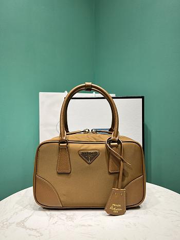 Prada Re-Edition 1978 Small Two-Handle Bag Brown Size 25 x 14.5 x 7.5 cm