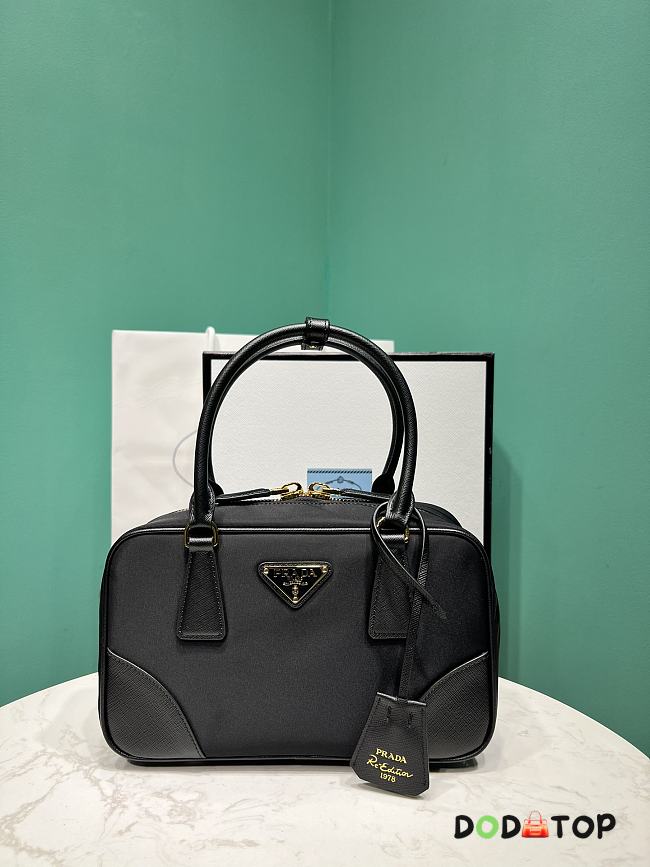 Prada Re-Edition 1978 Small Two-Handle Bag Black Size 25 x 14.5 x 7.5 cm - 1