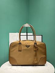 Prada Re-Edition 1978 Large Two-Handle Bag Brown Size 35 x 21.5 x 10 cm - 1