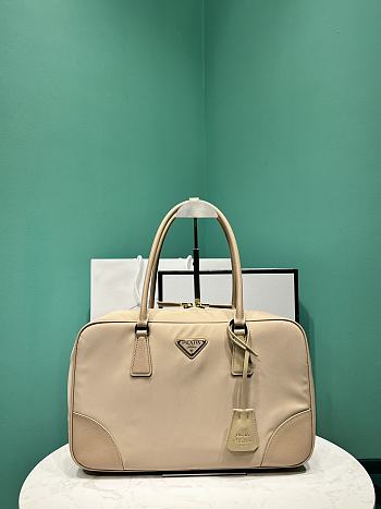 Prada Re-Edition 1978 Large Two-Handle Bag Beige Size 35 x 21.5 x 10 cm