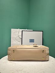 Prada Re-Edition 1978 Large Two-Handle Bag Beige Size 35 x 21.5 x 10 cm - 4