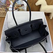 Hermes Birkin Shoulder Swift Leather Black Size 29 cm - 6