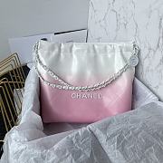 Chanel 22bag Tote Pink Bag Size 35 x 37 x 7 cm - 1