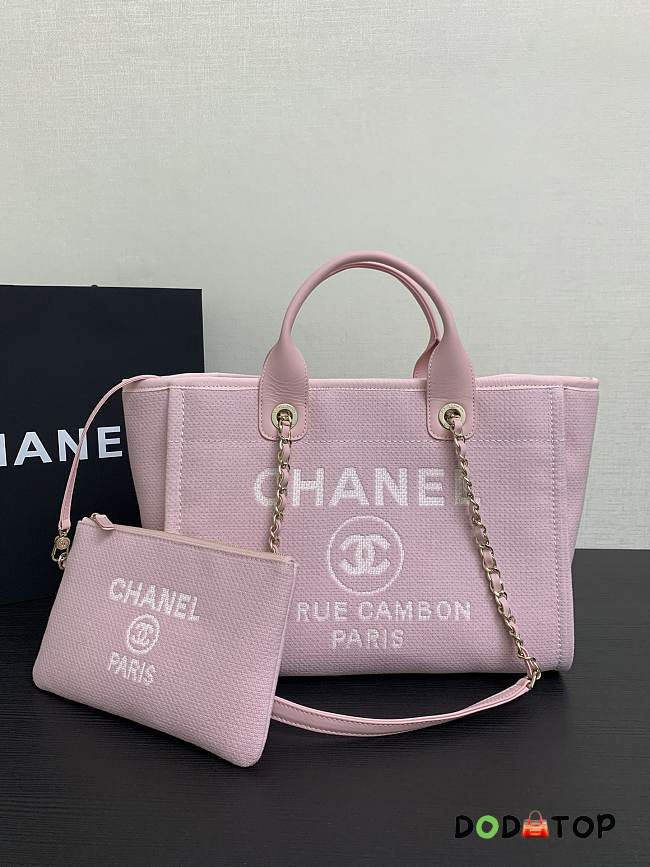 Chanel Beach Bag Pink Size 33 cm - 1