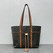 Celine Triomphe Brown Tote Bag Size 45 x 34 x 30 cm - 1