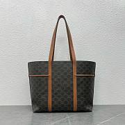 Celine Triomphe Brown Tote Bag Size 45 x 34 x 30 cm - 5