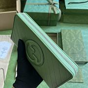 Gucci Blondie Zip-around Wallet Green Size 11 x 19.5 x 3 cm - 5